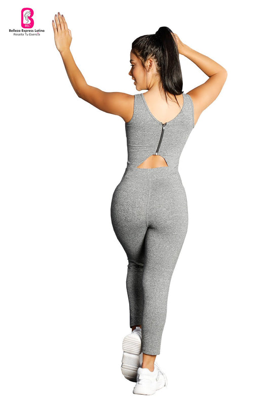 Set de dos piezas, polera con cierre en espalda R1-11985 - bellezaexpresslatina