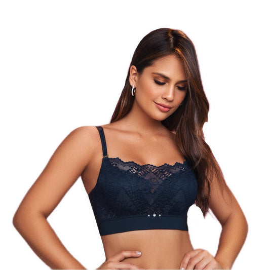 Sostén estilo top en encaje y microfibra I1 - 950 - bellezaexpresslatina