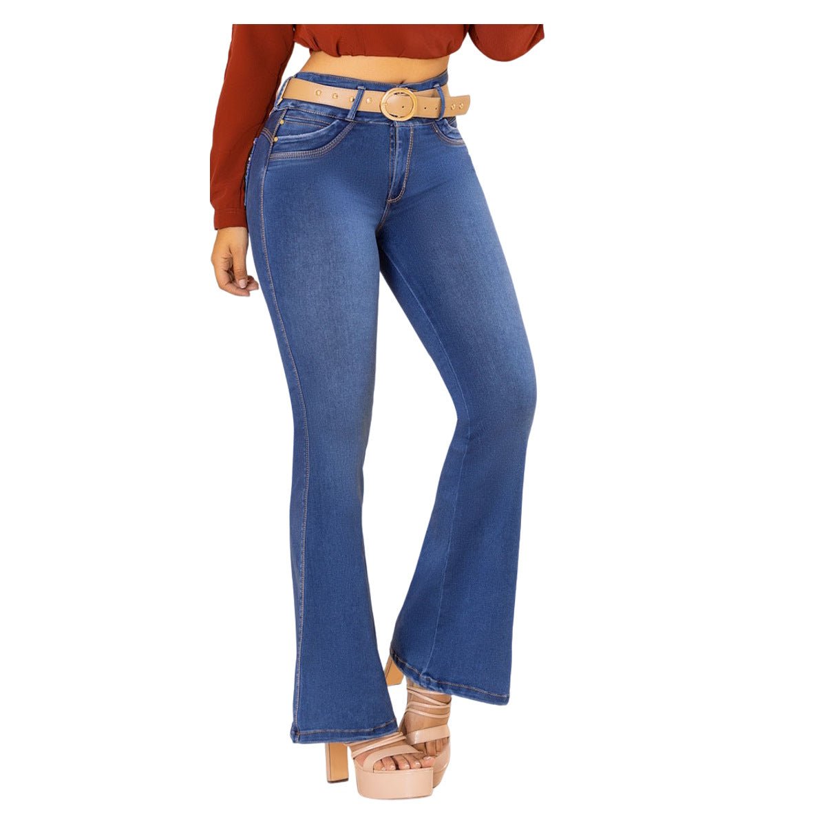 Jeans bota campana - bellezaexpresslatina