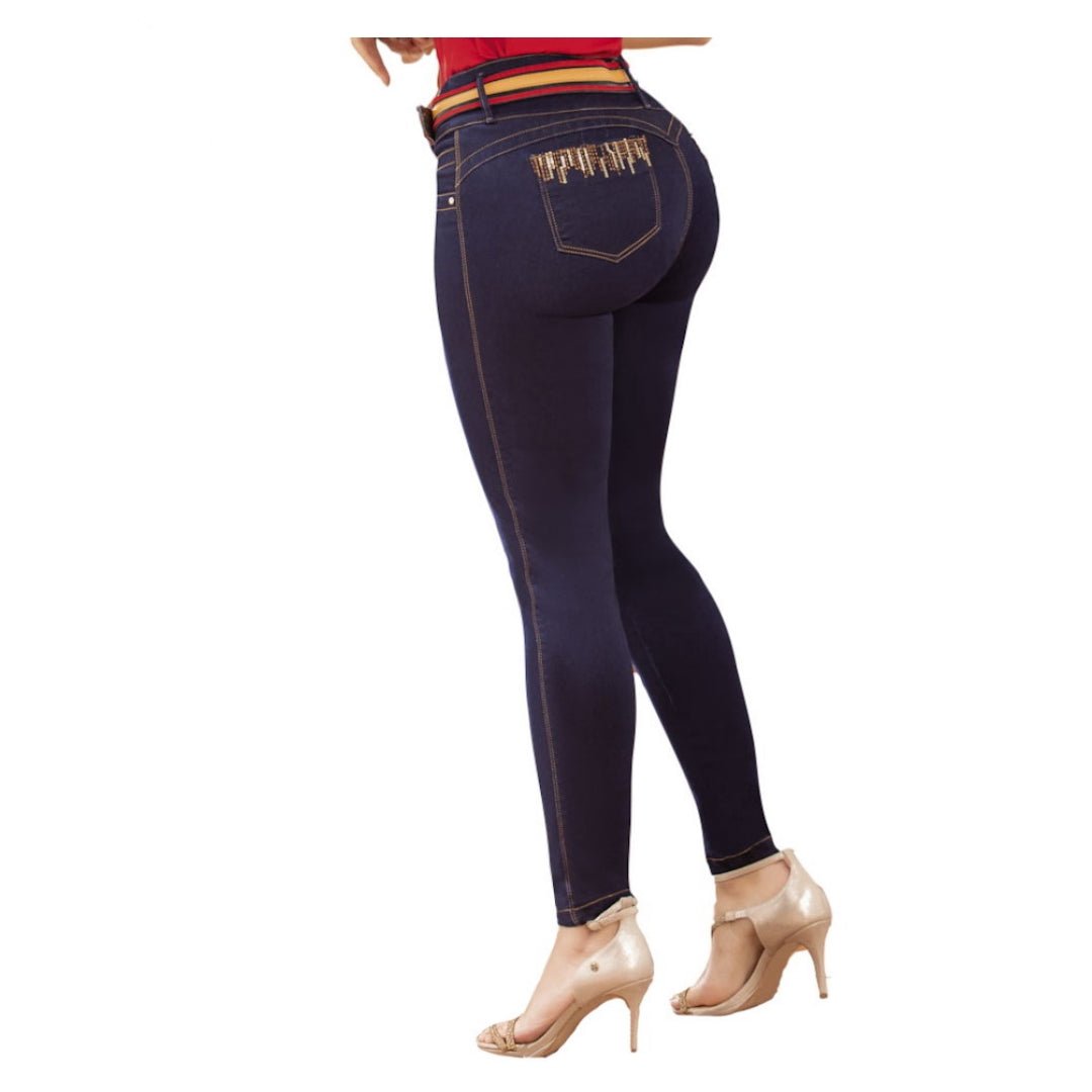 Jeans bota pitillo - bellezaexpresslatina