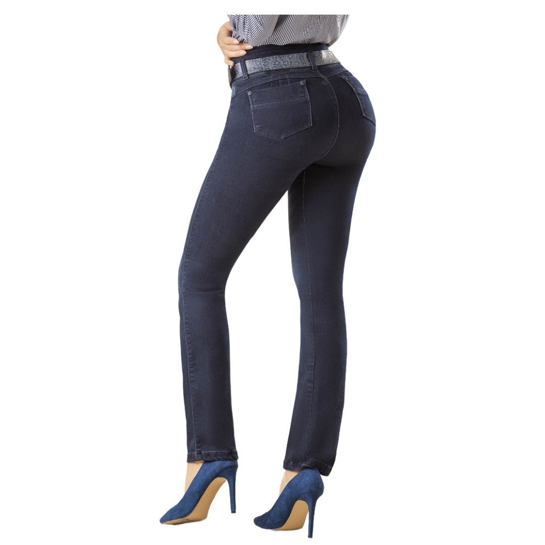 Jeans bota recta - bellezaexpresslatina