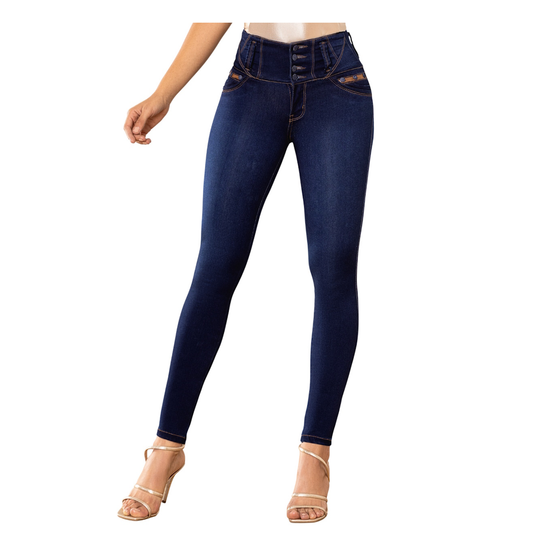 detalle Jean Push UP Colombiano ref 1694- marca Draxy