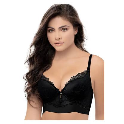 Sostén colombiano de Amplia Cobertura Estilo Bustier color Negro