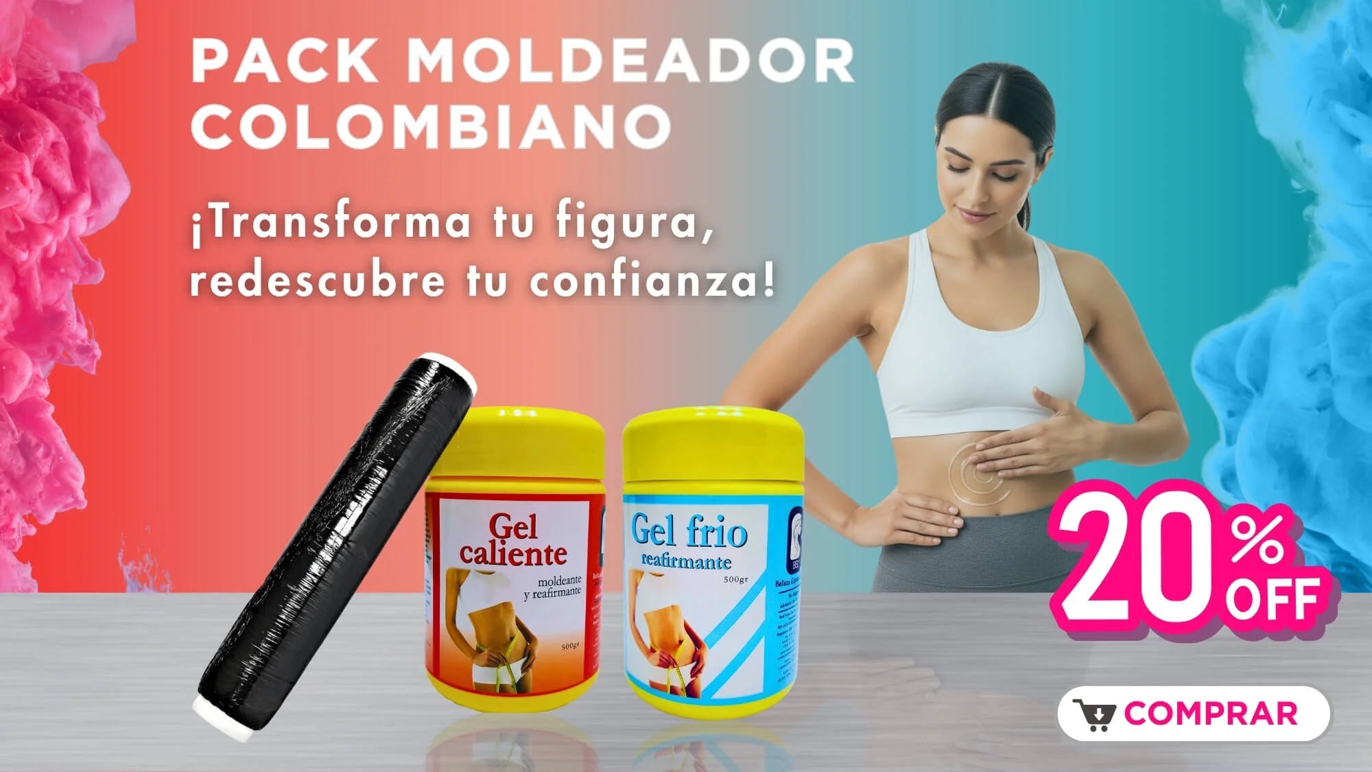 Pack Moldeador Colombiano en oferta