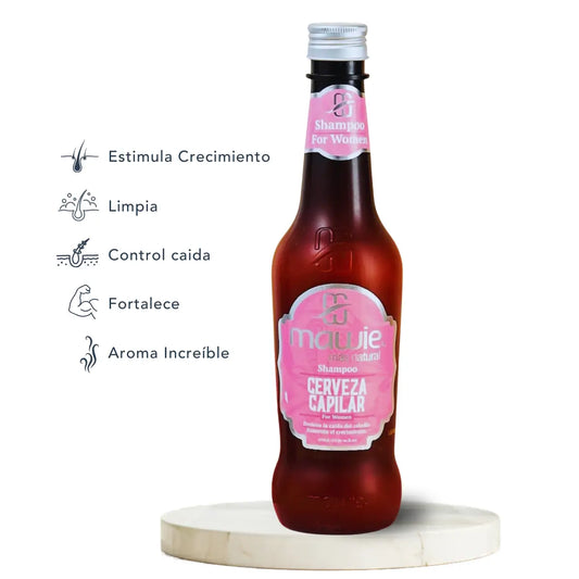 Shampoo de cerveza Mawie para fortalecer y revitalizar el cabello-propiedades