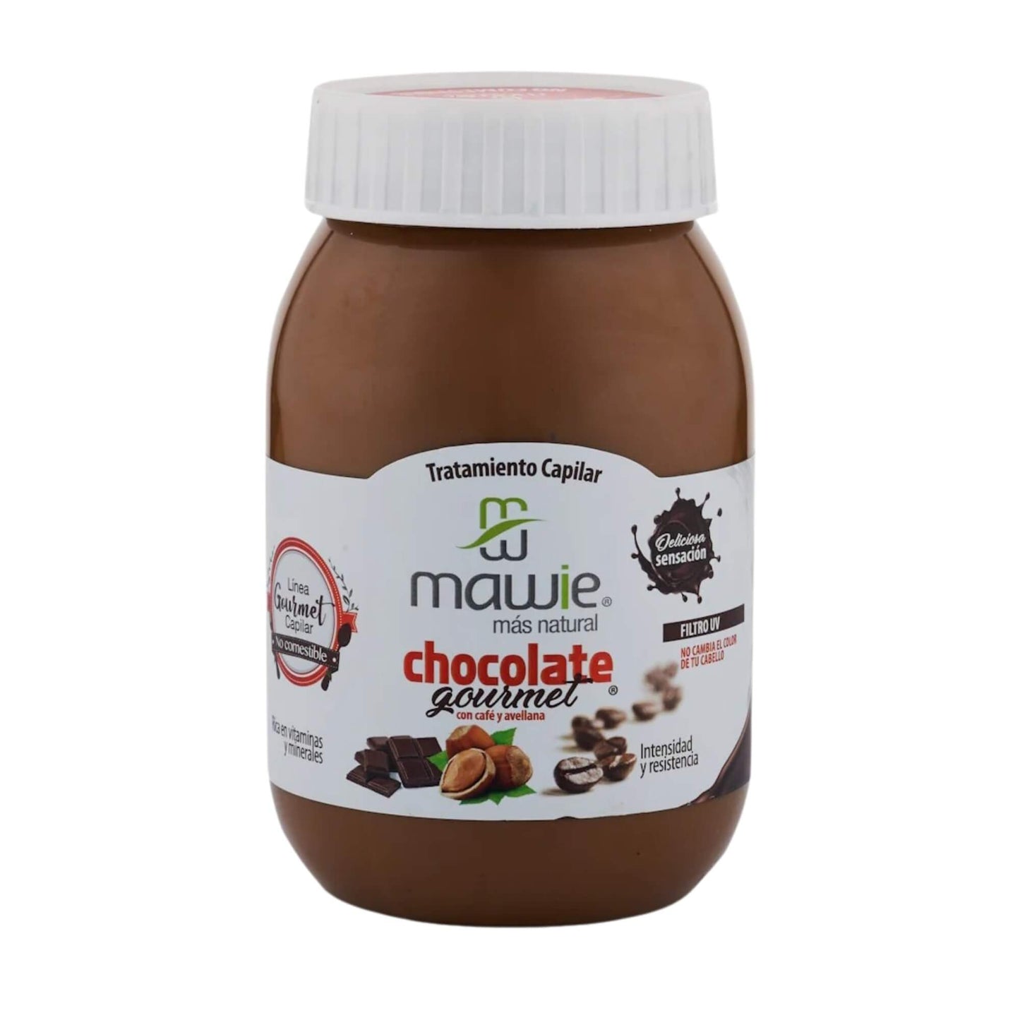 Tratamiento Capilar Mawie Chocolate nutrición intensiva y antifrizz 500ml