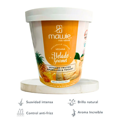 Helado Frutos Amarillos Mawie para brillo capilar