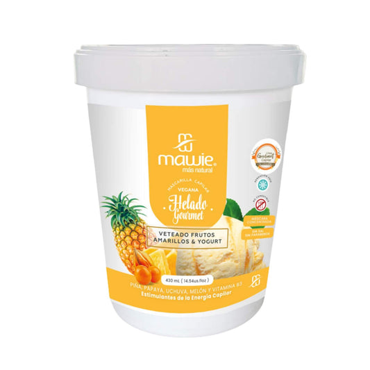 Helado Frutos Amarillos MAWIE - Mascarilla Capilar Vegana