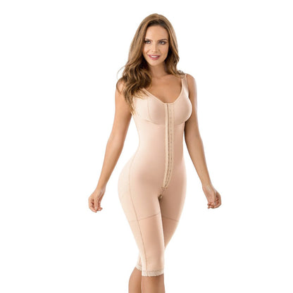 Faja reductora con soporte de busto y hasta la rodilla - bellezaexpresslatina