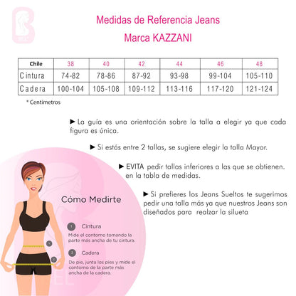 Jean Colombiano Azul Hielo Bota Recta 8359-j2 - bellezaexpresslatina